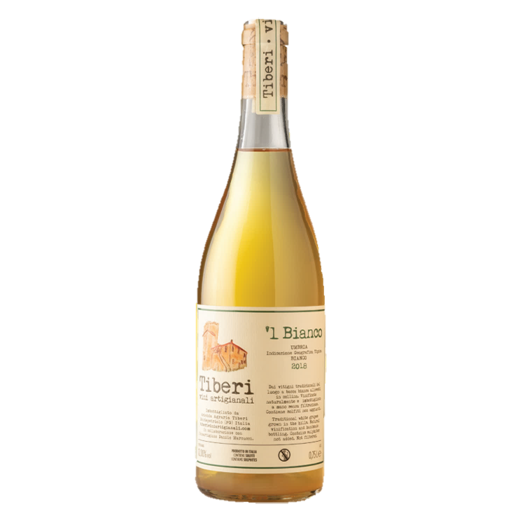 부아르와인상점 티베리 엘 비앙코 와인 병 디자인