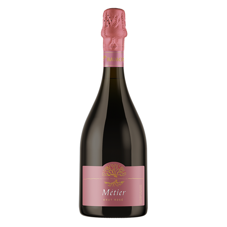 부아르와인상점 라다치니 메티에르 로제 와인 병 디자인